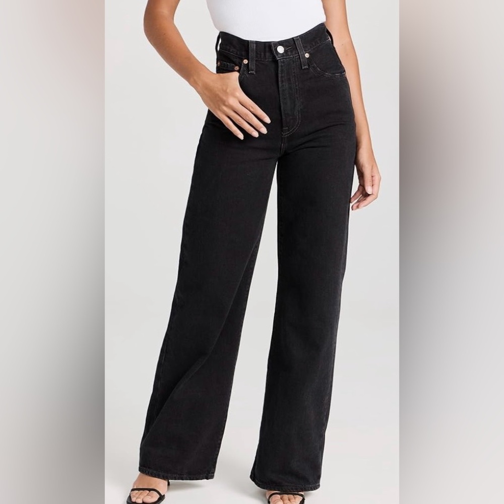 Levi's Black Wide leg Women's Jeans